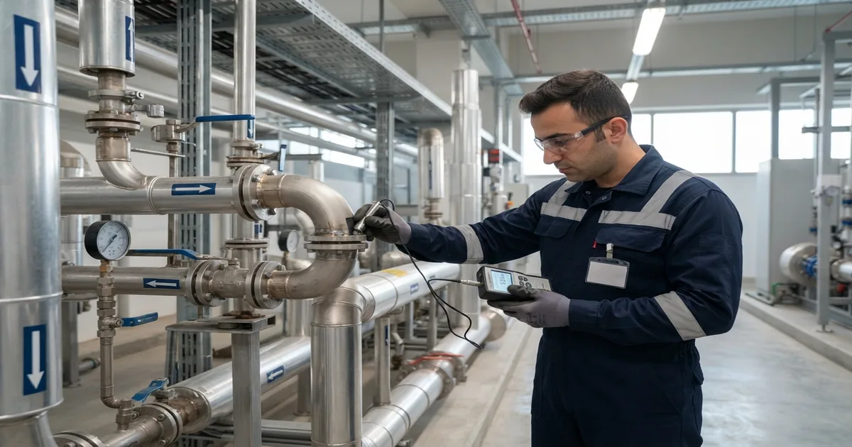 Tesisat Eksiklik Giderme Planı Nasıl Hazırlanır? kapsamında yapılan ölçüm ve kontrol çalışması