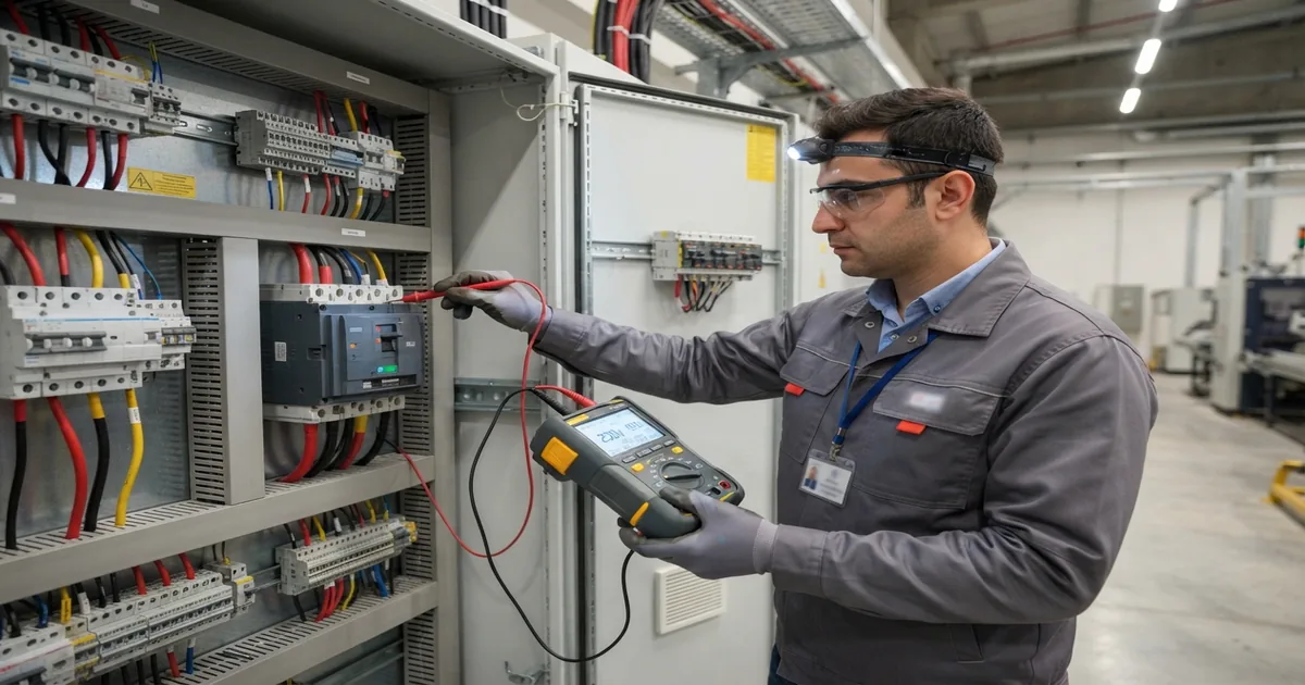 Beyoğlu Elektrik İç Tesisat Muayenesi kapsamında yapılan ölçüm ve kontrol çalışması