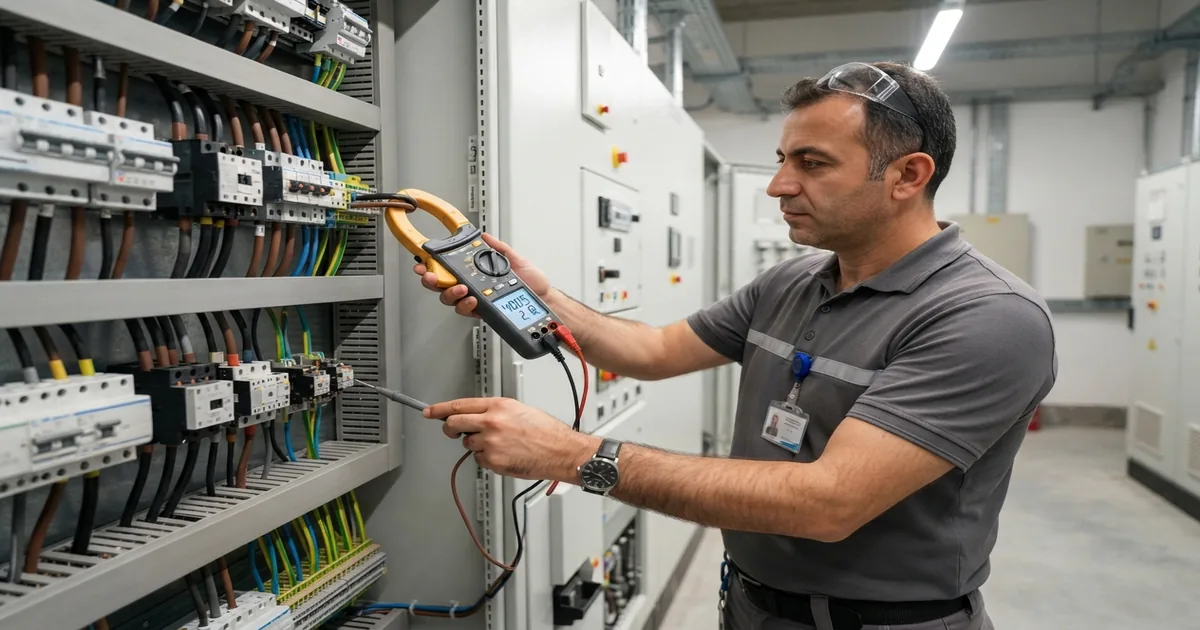 Elektrik Tesisleriyle İlgili Güncel Yönetmelikler kapsamında yapılan ölçüm ve kontrol çalışması