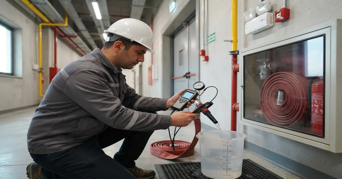 İtfaiye Eksiklikleri Nasıl Giderilir? kapsamında yapılan ölçüm ve kontrol çalışması