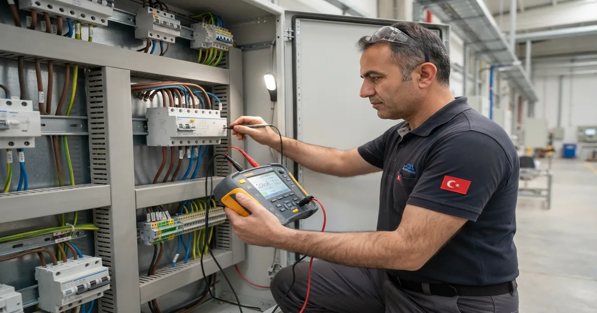 Kaçak Akım Rölesi Eksiklikleri Nasıl Giderilir? kapsamında yapılan ölçüm ve kontrol çalışması