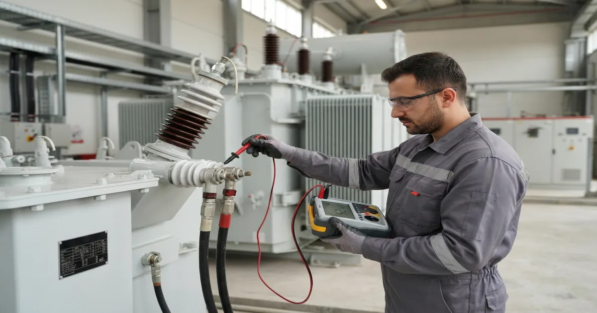 Trafo Bakım ve Kontrolünde Nelere Bakılır? kapsamında yapılan ölçüm ve kontrol çalışması